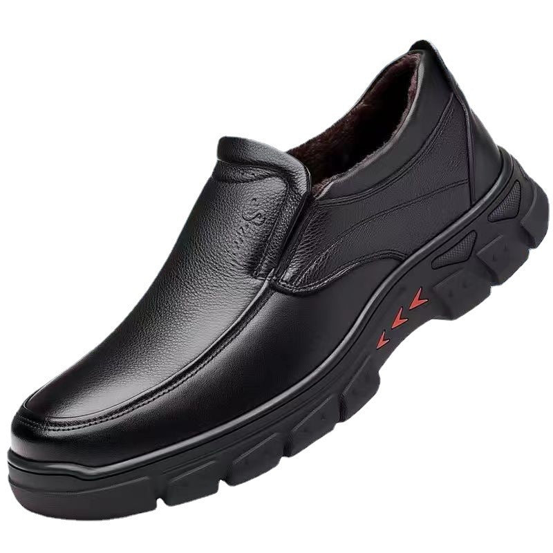Men’s Loafers  - Slip-On Comfort - Cushioned Sole - Rounded Toe