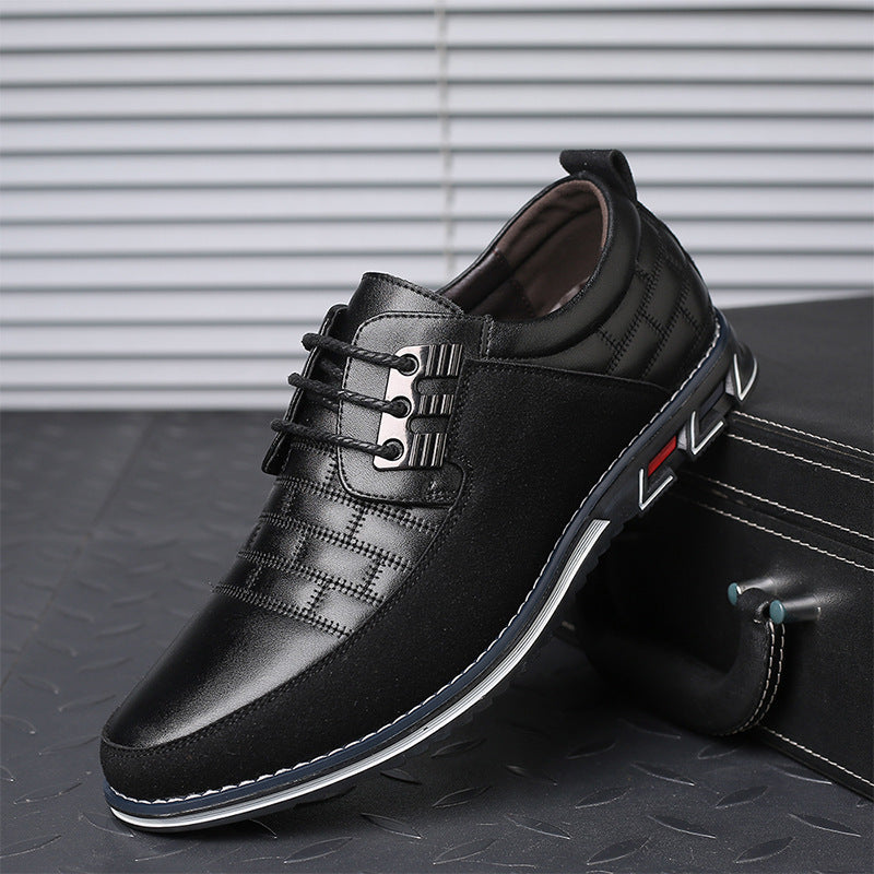 Men’s Casual Slip-On Shoes - Woven Texture - Tread Sole - Comfort Fit Daily Wear