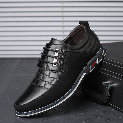 Men’s Casual Slip-On Shoes - Woven Texture - Tread Sole - Comfort Fit Daily Wear
