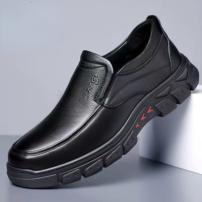 Men’s Loafers  - Slip-On Comfort - Cushioned Sole - Rounded Toe