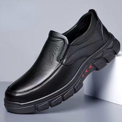 Men’s Loafers  - Slip-On Comfort - Cushioned Sole - Rounded Toe