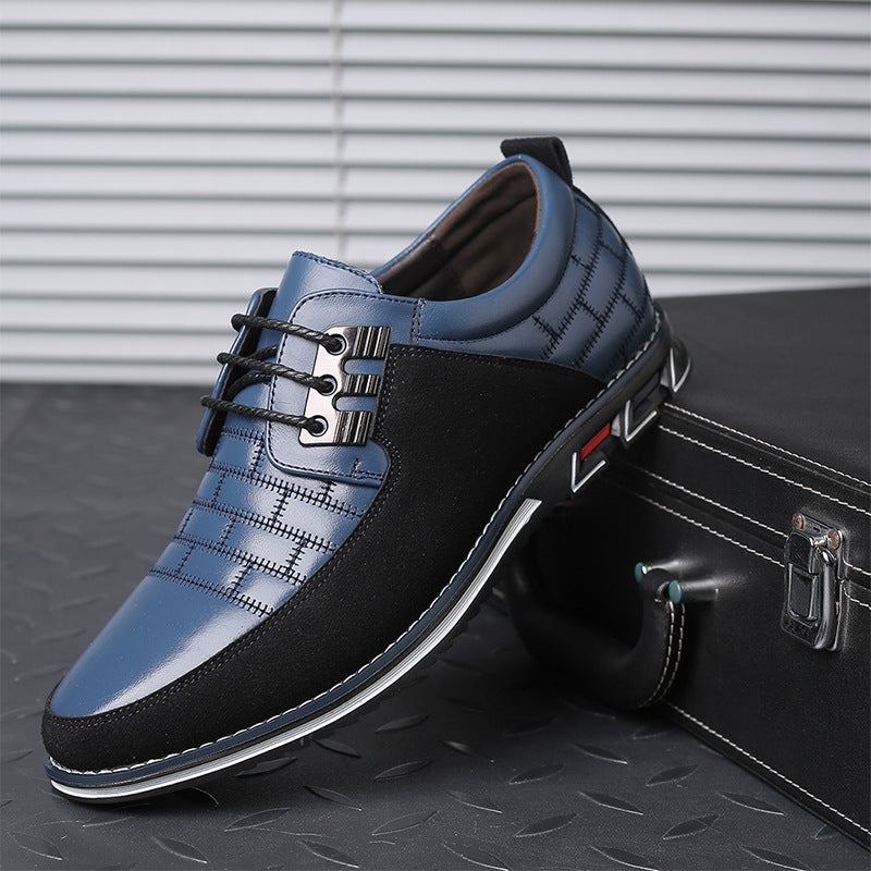Men’s Casual Slip-On Shoes - Woven Texture - Tread Sole - Comfort Fit Daily Wear